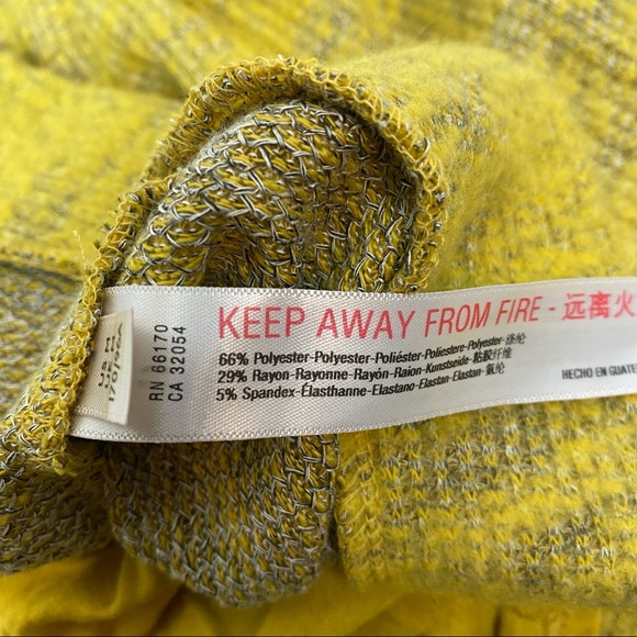 Anthropologie Saturday Sunday Lyla Tunic Dress Mustard Marigold Medium - Picture 7 of 7